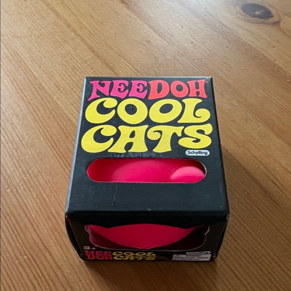 Needoh Cool Cats Teal Squishy Toy - Needoh - Picture 2 of 3